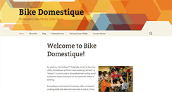 Desktop Screenshot of bikedomestique.com